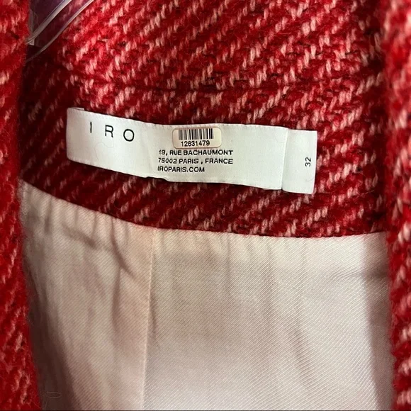 IRO Irinia Wool Blend Oversized Long One Button Coat - Picture 8 of 13